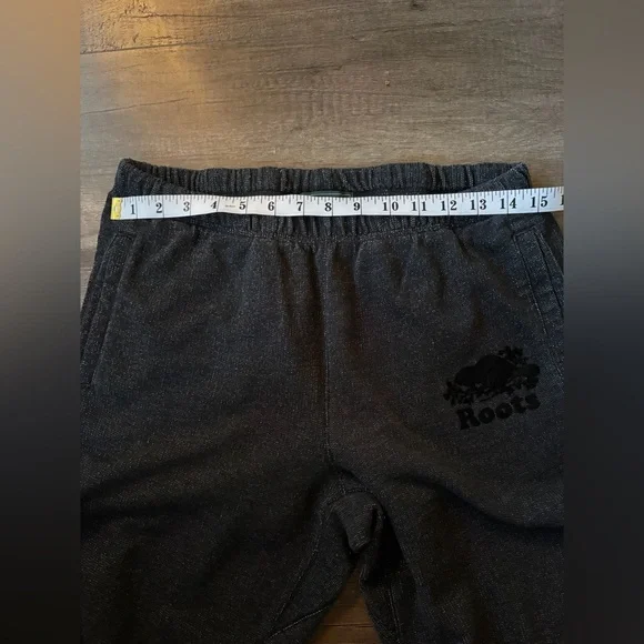 Roots Black Salt and Pepper Sweatpants with Pockets - Picture 3 of 6